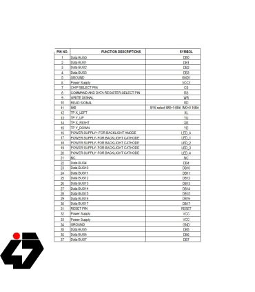 نمایشگر 3.2 اینچ TFT LCD رنگی  با درایور SSD1289