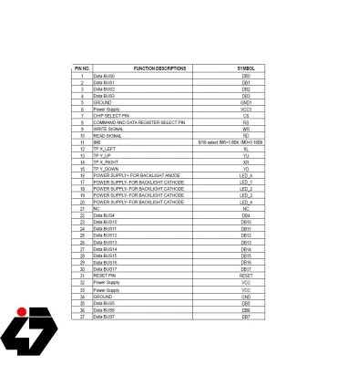 نمایشگر 3.2 اینچ TFT LCD رنگی با درایور SSD1289