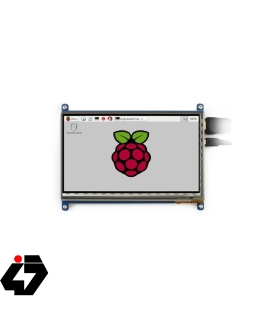 نمایشگر 7 اینچ لمسی دارای ورودی HDMI مناسب برای انواع برد های دارای پورت HDMI شرکت WAVESHARE