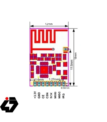 ماژول Mini NRF24L01