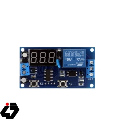 ماژول تایمر 12 ولت قابل تنظیم همراه با رله و نمایشگر