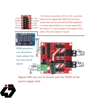 ماژول درایور موتور XY-160D
