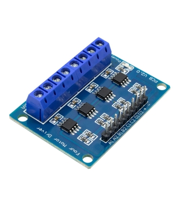 ماژول درایور موتور چهار کاناله H-Bridge برای استپ موتور و موتور DC