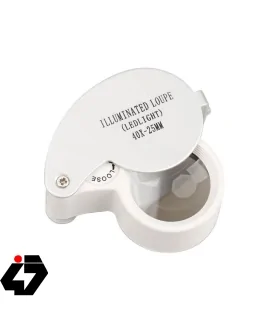 ذره بین تاشو چراغدار 40X مدل MG21011