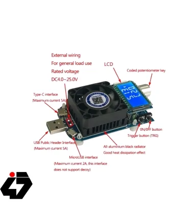 لود تستر باتری KZ25