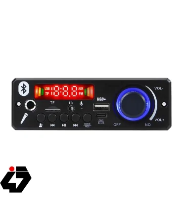 پخش MP3 PLAYER پنلی بلوتوثی با امپلی فایر2X80Wمدل JX-X1