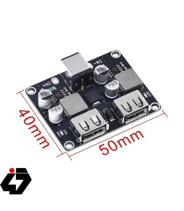 ماژول کاهنده ولتاژ DC و شارژ 2 خروجی