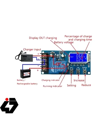ماژول کنترل شارژ باتری دیجیتال XY-L30A