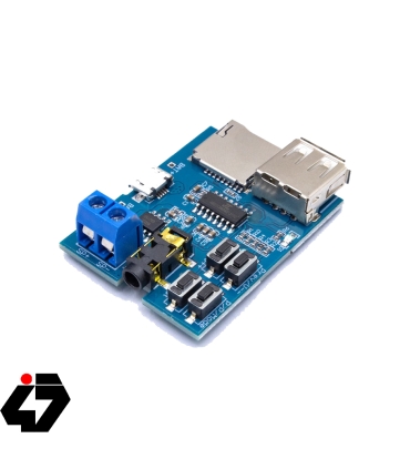 ماژول دیکودر فایل های MP3 با قابلیت خواندن دیتا از طریق MICRO SD و USB