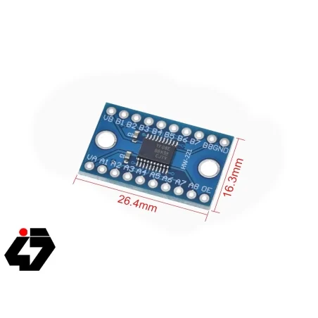 ماژول مبدل سطح ولتاژ دو طرفه TXS0108E