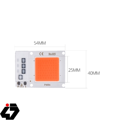LED COB مخصوص رشد گیاه 10W 220V