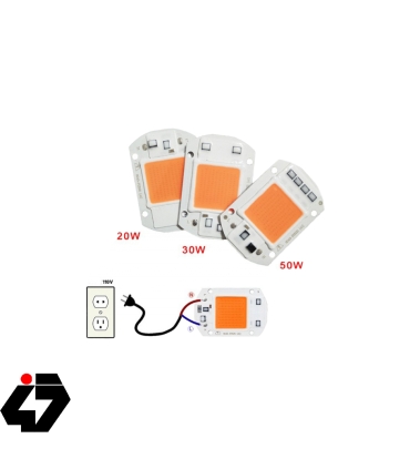 قیمت LED COB مخصوص رشد گیاه 30W 220V با درایور داخلی