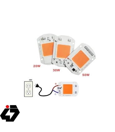 LED COB مخصوص رشد گیاه 50W