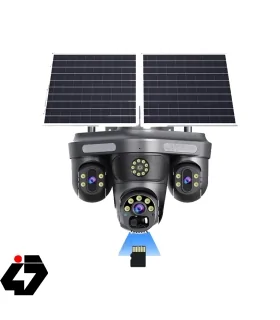 مینی اسپید دام سه لنز سیم کارتی سولار (پنل خورشیدی) 3مگاپیکسل اوکم پرو O-KAM Pro