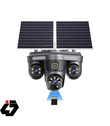 مینی اسپید دام سه لنز سیم کارتی سولار (پنل خورشیدی) 3مگاپیکسل اوکم پرو O-KAM Pro