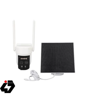 دوربین مداربسته تحت شبکه مدل سیم کارتی پنل خورشیدی