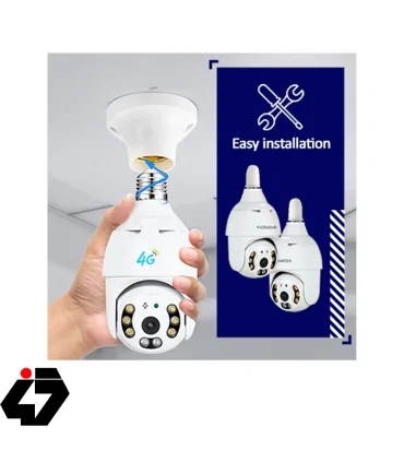 دوربین لامپی چرخشی V380