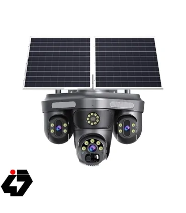 دوربین سیمکارتی سولار سه لنز با پنل خورشیدی