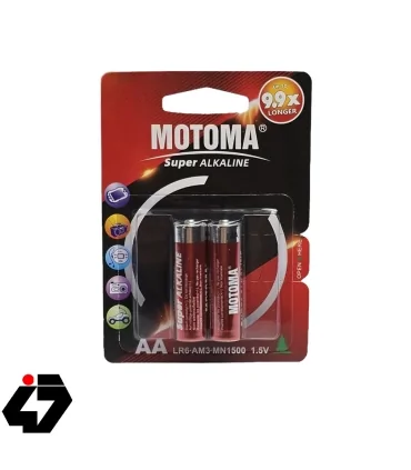باتری قلمی MOTOMA LR6 سوپر آلکالاین 1.5 ولت