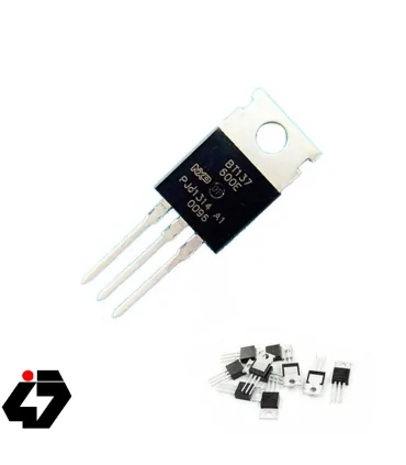 تصویر ترایاک BT137-600 مدل TO-220