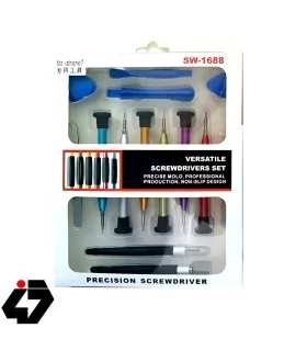 ست پیچ گوشتی و قاب بازکن ۱۴ عددی مدل SW-1688