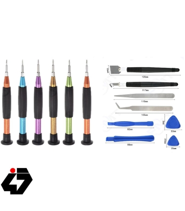 مجموعه ۱۴ تکه تعمیراتی مناسب موبایل و تبلت SW-1688