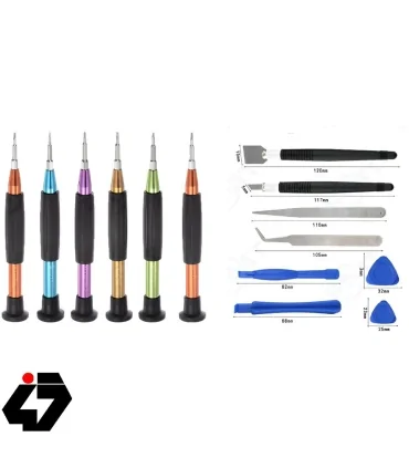 مجموعه ۱۴ تکه تعمیراتی مناسب موبایل و تبلت SW-1688