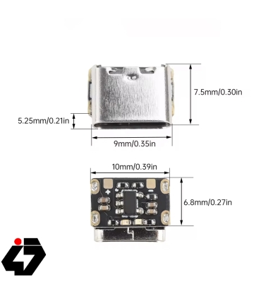 ماژول Ultra Small Li-ion Battery Charging Pad