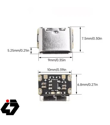 ماژول Ultra Small Li-ion Battery Charging Pad