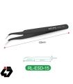 پنس سرکج آنتی استاتیک ریلایف RELIFE ESD-15 | ابزار دقیق تعمیرات الکترونیک