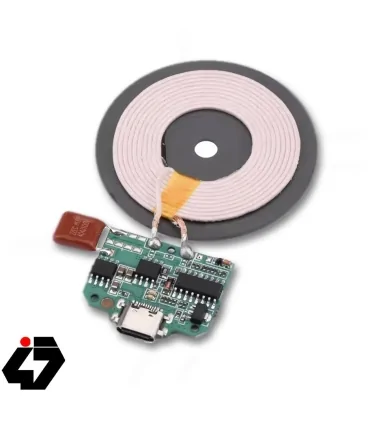 ماژول شارژر وایرلس 15 وات با ورودی Type-C