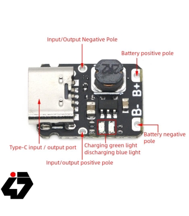 شماتیک بلوکی ماژول شارژر لیتیومی LX-LBC3