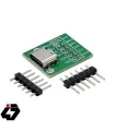 برد تبدیل کانکتور USB Type-C به DIP مدل 12 پین