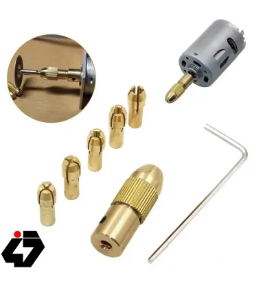 سه نظام مینیاتوری یک طرفه طلایی 0.5 تا 3 میلی متر