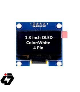 ماژول OLED 1.3 inch 128x64 سفید دارای رابط I2C