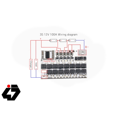 قیمت ماژول شارژر باتری لیتیوم 3S/4S/5S به همراه محافظ 100A