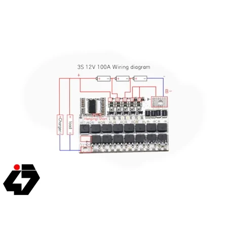 قیمت ماژول شارژر باتری لیتیوم 3S/4S/5S به همراه محافظ 100A