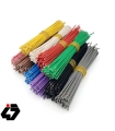 سیم افشان سایز 0.25 مشکی 10cm دو سر لخت بسته 50 تایی