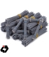 سیم افشان سایز 0.25 طوسی 10 سانتیمتری دو سر لخت