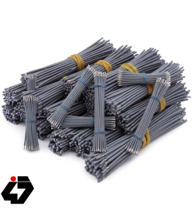سیم افشان سایز 0.25 طوسی 10 سانتیمتری دو سر لخت
