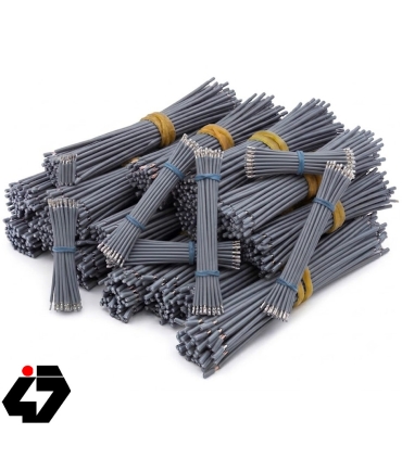 سیم افشان سایز 0.25 طوسی 10 سانتیمتری دو سر لخت