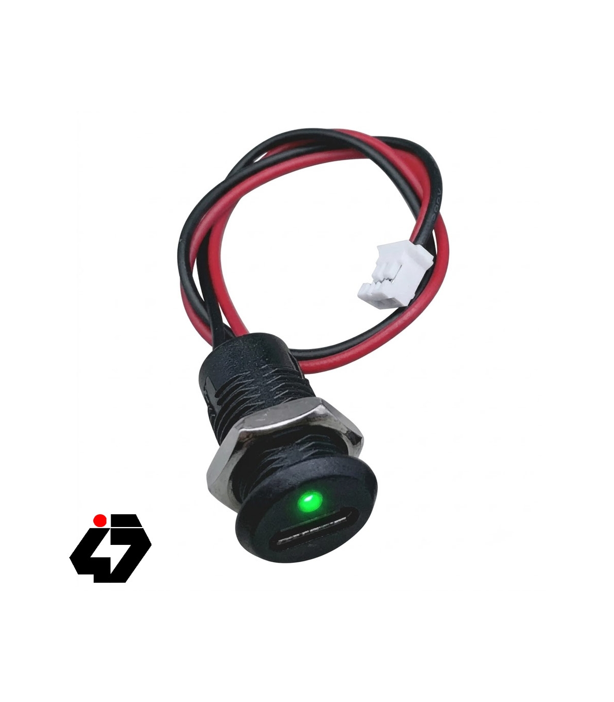 شارژر باتری لیتیومی Type-C دوسیم گرد روپنلی مهره خور