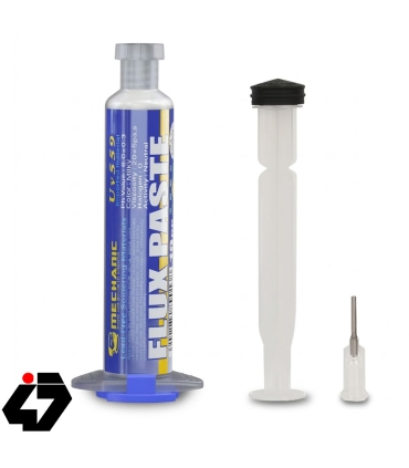 خمیر فلکس سرنگی مکانیک Mechanic UV-559 P09 حجم 10ml همراه پوشر پلاستیکی