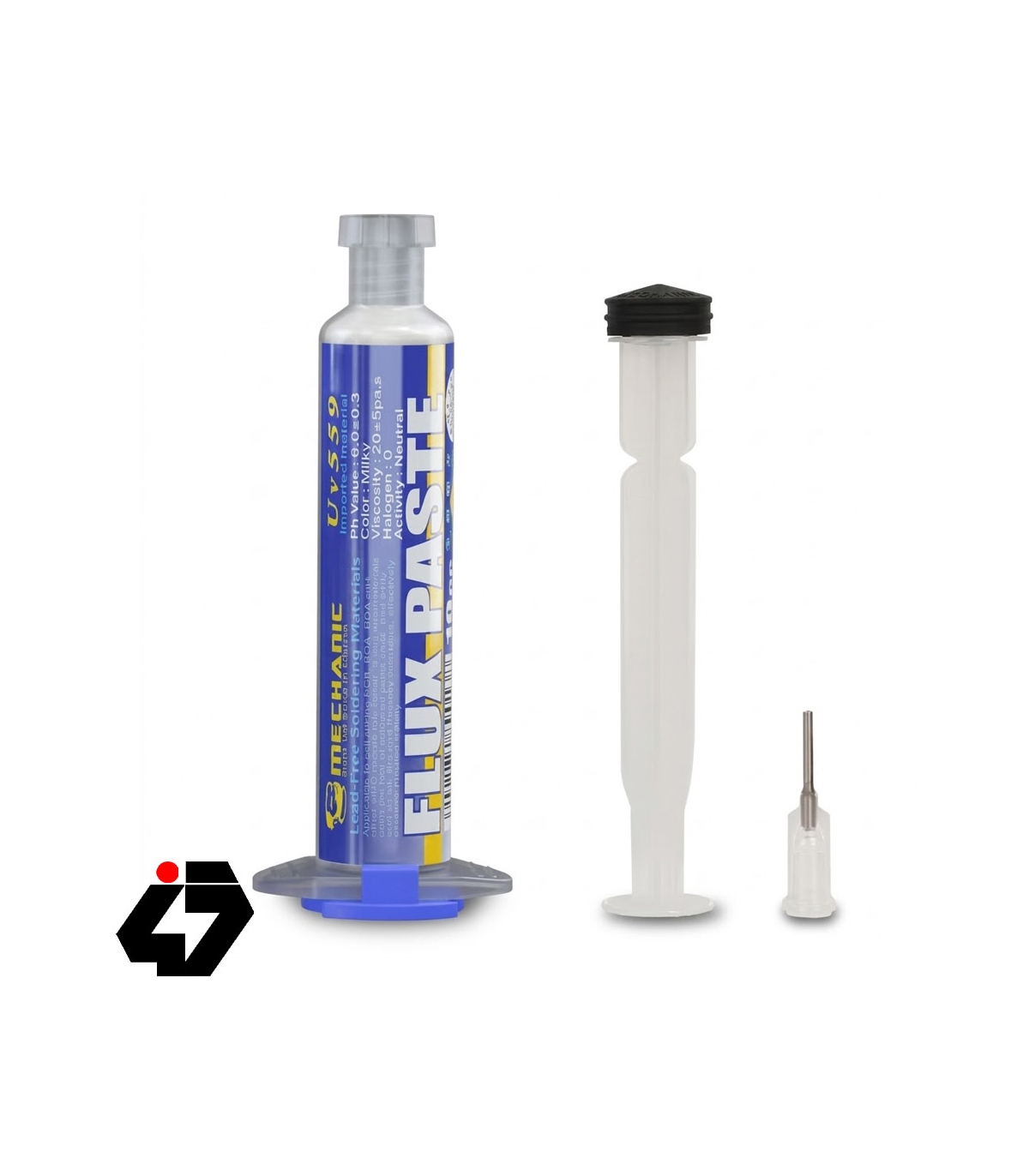 خمیر فلکس سرنگی مکانیک Mechanic UV-559 P09 حجم 10ml همراه پوشر پلاستیکی