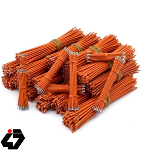 سیم افشان سایز 0.25 نارنجی طول 10 سانتیمتر دو سر لخت ( بسته 50 تایی )