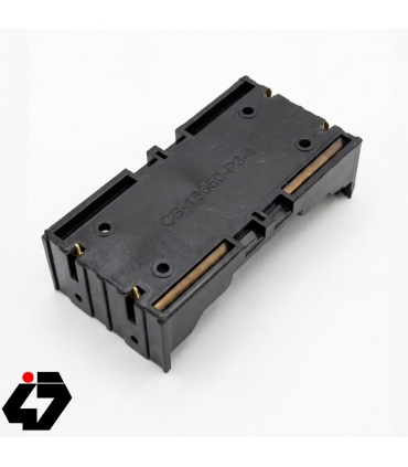 جاباتری دوتایی لیتیوم یون 3.7V سایز 18650 روبردی