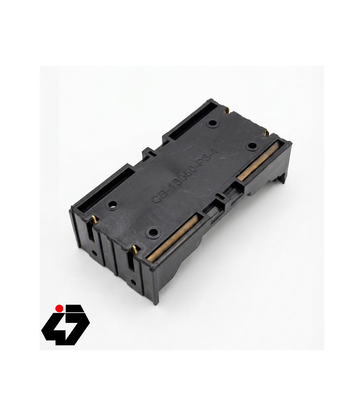 جاباتری دوتایی لیتیوم یون 3.7V سایز 18650 روبردی