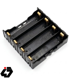 جاباتری چهار تایی لیتیوم یون 3.7V سایز 18650 روبردی DIP