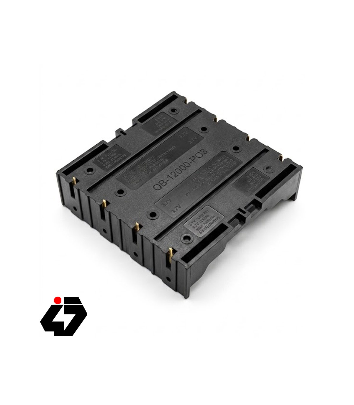 جاباتری چهار تایی لیتیوم یون 3.7V سایز 18650 روبردی